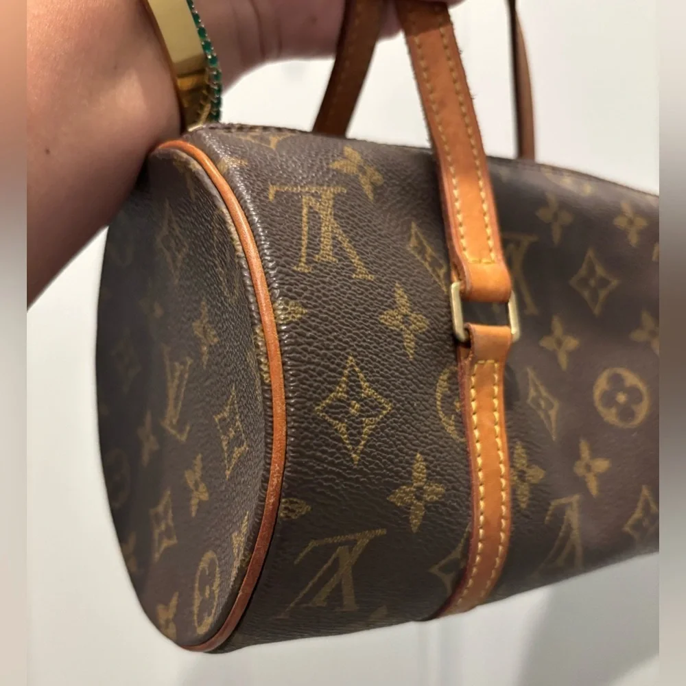Louis Vuitton Barrel Monogram Brown Papillon Bag 30